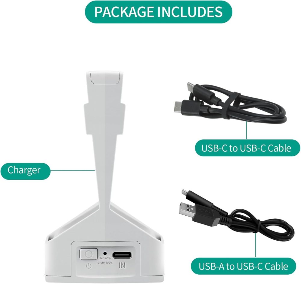 45W Dual Battery Charger with Storage Charge for DJI Flip Drone,Two-Way Charging Hub,Charge 2 Batteries Accessories - Image 9