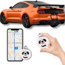 GPS Tracker for Vehicles - No Subscription Required/No Monthly Fee Car GPS Tracker Portable Real Time Magnetic GPS Tracking Device Full Global Coverage for Car, Motorcycle, Truck, Anti-Theft