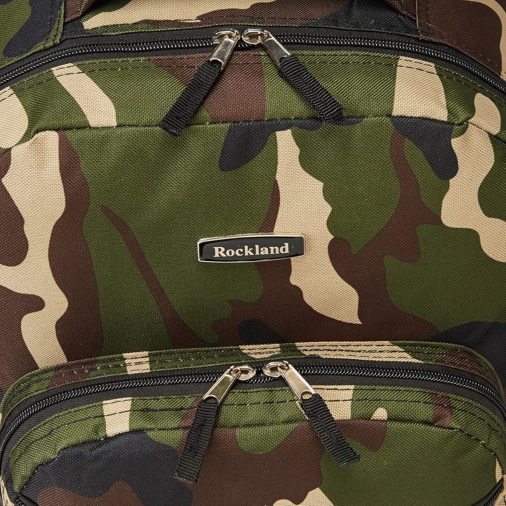 Double Handle Rolling Backpack, CAMO, 17-Inch - Image 5